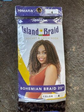 Jomara Island Braid Bohemian Braid 20" - Color 4